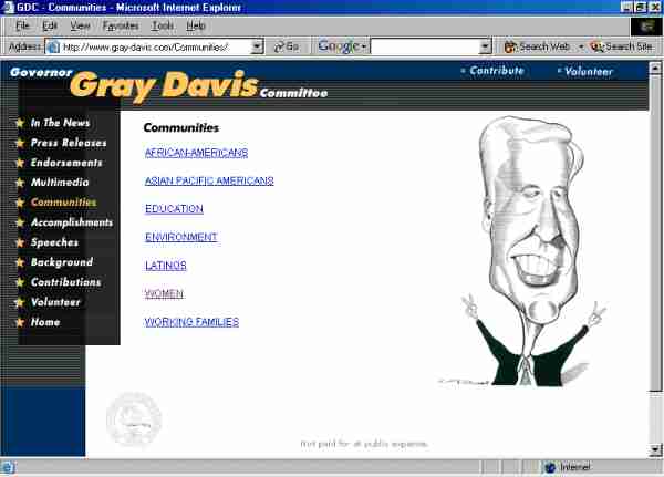 Communities page www.gray-davis.com.