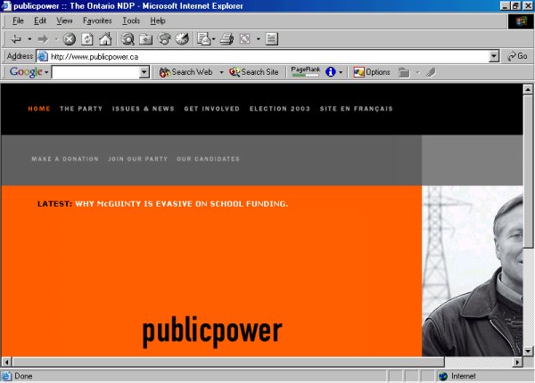 Homepage www.publicpower.ca.