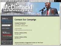 Contact page www.tommcclintock.com. Click to enlarge. Tom McClintock.